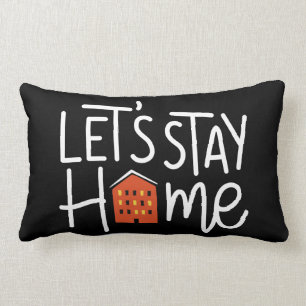 Coussin Rectangle Restons à la maison