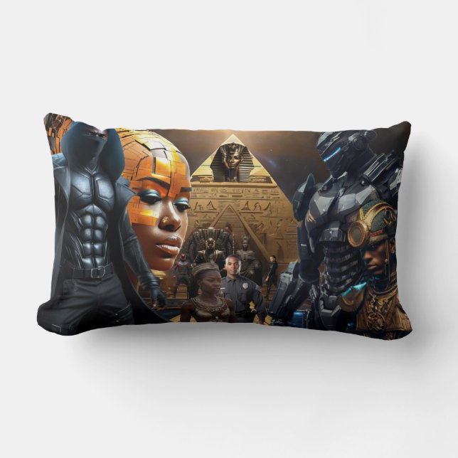 Coussin Rectangle Rétablir la dignité de nos ancêtres Affiche (Recto)