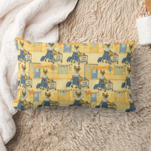 Coussin Rectangle Retraite d'enseignant de chat 2025 pour les amateu (Couverture)
