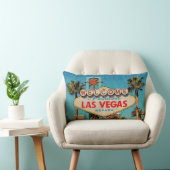 Coussin Rectangle Rétro accueil de cru vers Las Vegas fabuleux (Chaise)
