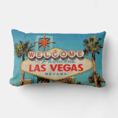 Coussin Rectangle Rétro accueil de cru vers Las Vegas fabuleux (Recto)