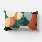 Coussin Rectangle Retro Organic Pebble Pillow (Verso)