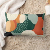 Coussin Rectangle Retro Organic Pebble Pillow (Couverture)
