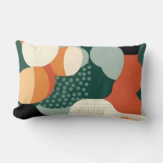 Coussin Rectangle Retro Organic Pebble Pillow (Recto)