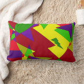 Coussin Rectangle Rétro résumé coloré (Couverture)