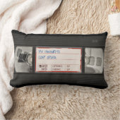 Coussin Rectangle Rétro vidéo VHS personnalisable (Couverture)