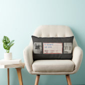 Coussin Rectangle Rétro vidéo VHS personnalisable (Chaise)