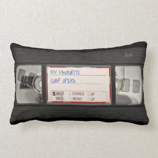 Coussin Rectangle Rétro vidéo VHS personnalisable