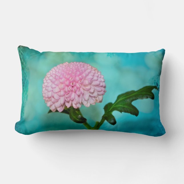 Coussin Rectangle Rêve de fleurs de rose (Recto)