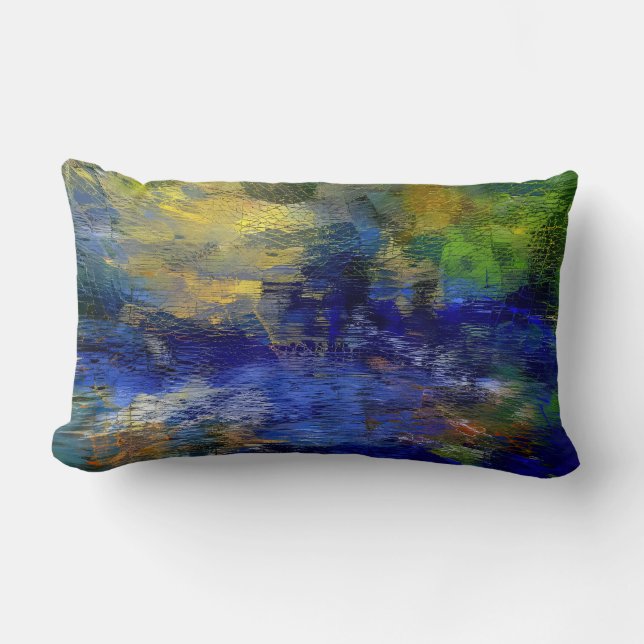 Coussin Rectangle Réveil du voile de verre – Reconstruction structur (Recto)