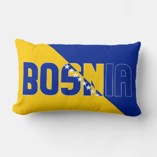 Coussin Rectangle Rêver en couleur avec le drapeau patriotique de Bo