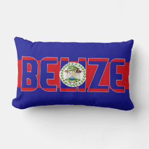 Coussin Rectangle Rêver en couleur avec le drapeau patriotique du Be