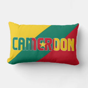 Coussin Rectangle Rêver en couleur avec le drapeau patriotique du Ca