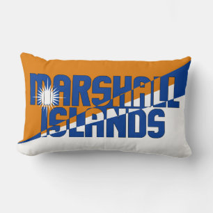 Coussin Rectangle Rêver en couleur avec le patriotique des Îles Mars