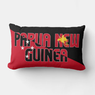 Coussin Rectangle Rêver en couleur avec Papouasie-Nouvelle-Guinée pa
