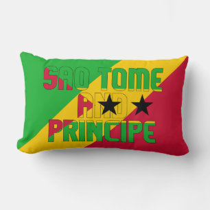 Coussin Rectangle Rêver en couleur avec Sao Tomé-et-Principe