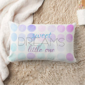 Coussin Rectangle rêves doux citation de nurserie sur des points pas (Couverture)