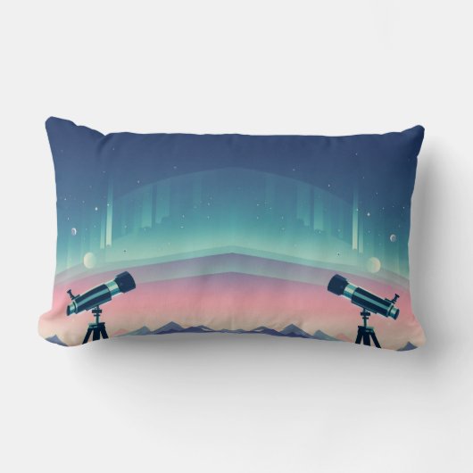 Coussin Rectangle Rêves en cours ; ne pas déranger (Recto)