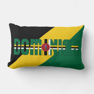 Coussin Rectangle Rêvez en couleur avec le drapeau patriotique de la