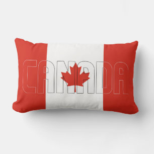 Coussin Rectangle Rêvez en couleur avec le drapeau patriotique du Ca