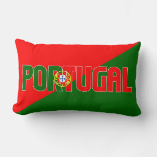 Coussin Rectangle Rêvez en couleur avec le drapeau patriotique du Po