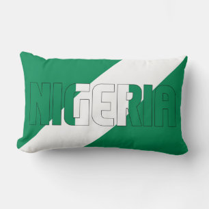 Coussin Rectangle Rêvez en couleur avec le drapeau patriotique nigér