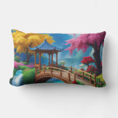 Coussin Rectangle "River of Dreams - Imaginaire Turquoise River (Recto)