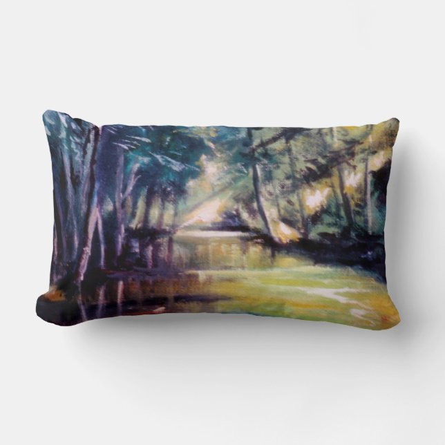 Coussin Rectangle Rivière Cereixo (Tomiño. Pontevedra) (Recto)