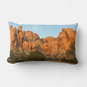 Coussin Rectangle Rochers du coucher de soleil à Joshua Tree