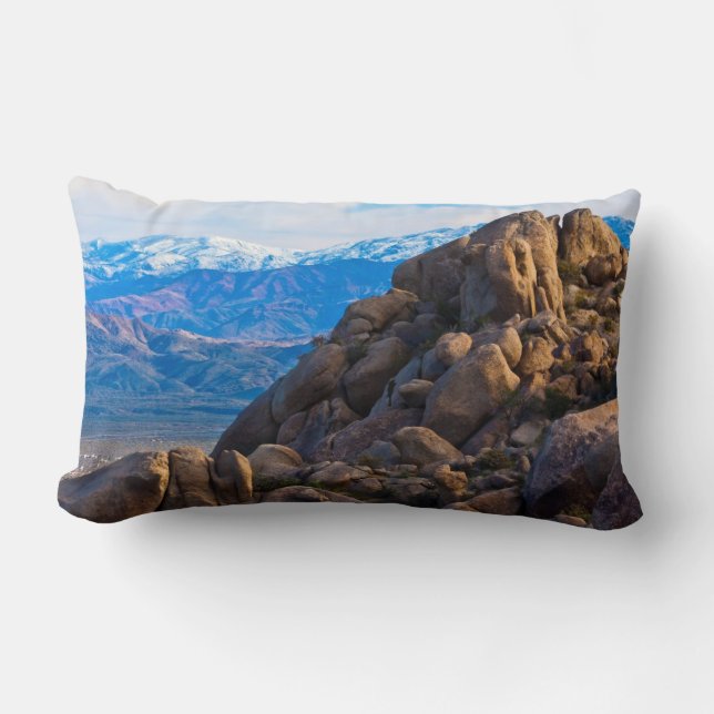 Coussin Rectangle Rochers et montagnes (Recto)