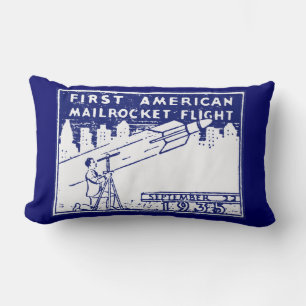 Coussin Rectangle Rocket Mail américain 1935