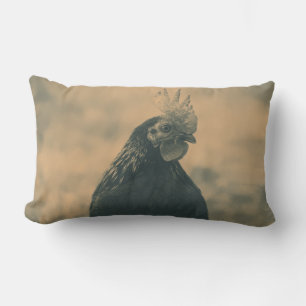 Coussin Rectangle Rooster Portrait