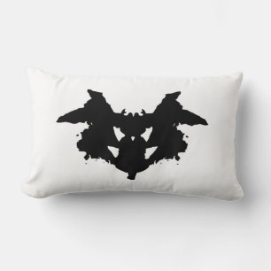 Coussin Rectangle Rorschach Inkblot