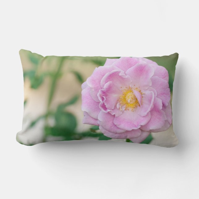 Coussin Rectangle Rose (Recto)