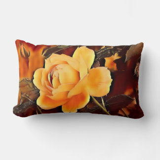 Coussin Rectangle Rose de flamme