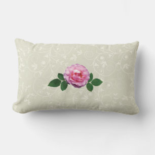 Coussin Rectangle Rose délicate rose