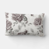 Coussin Rectangle Rose rose poussiéreux (Verso)