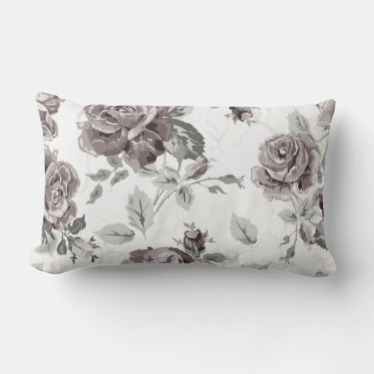 Coussin Rectangle Rose rose poussiéreux (Recto)