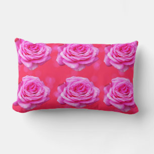 Coussin Rectangle Roses Roses Roses Sur Arrière - plan Bokeh Rose,