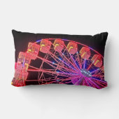 Coussin Rectangle Roue Ferris rouge (Verso)
