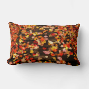 Coussin Rectangle Rouge clair Jaune d'automne Maple Feuilles