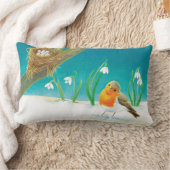 Coussin Rectangle Rouges Robin Spring (Couverture)