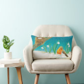 Coussin Rectangle Rouges Robin Spring (Chaise)