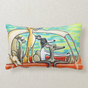 Coussin Rectangle Route par Andie