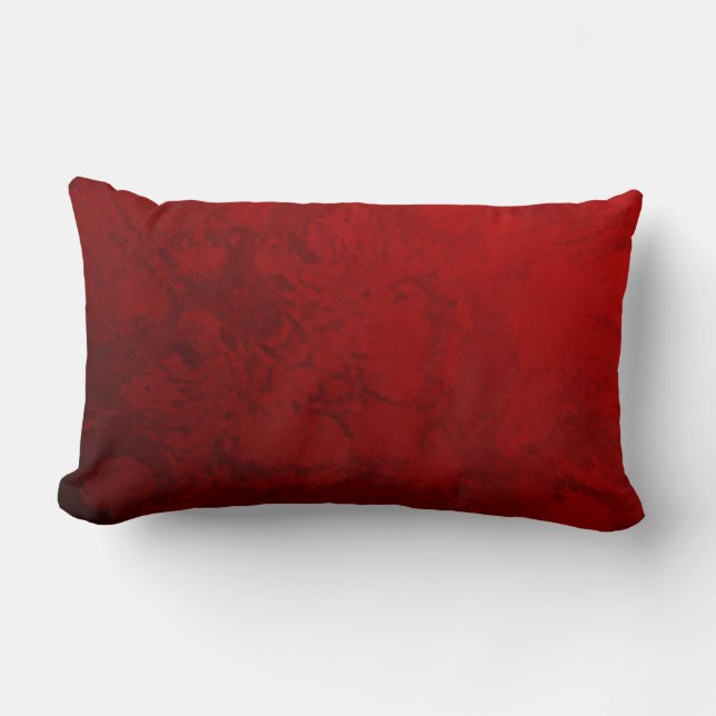 Coussin Rectangle Ruby Red Design (Recto)