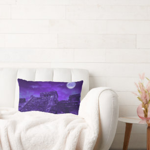 Coussin Rectangle Ruines mayas   Tulum Mexique
