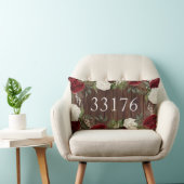 Coussin Rectangle Russe Code Zip Roses Juste Marié Couple (Chaise)