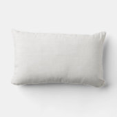 Coussin Rectangle Rustique Bienheureux Coeur Script Mariage Cadeau (Verso)