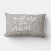 Coussin Rectangle Rustique simple moderne toujours et toujours cadea (Recto)