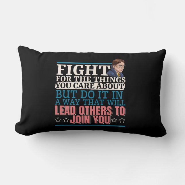 Coussin Rectangle Ruth Bader Ginsburg Diriger d'autres à vous rejoin (Recto)